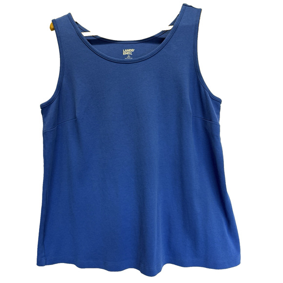 Lands End Top Womens 2X Lot 4 Shirts Comfort Casual Cotton Relaxed Stretch Basic - Picture 6 of 9